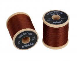 Tying Thread Big Fly, Red Brown
